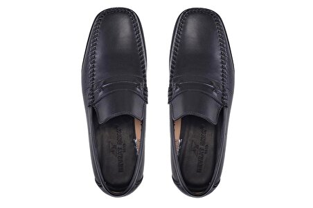 Siyah Günlük Loafer Erkek Ayakkabı -7855-